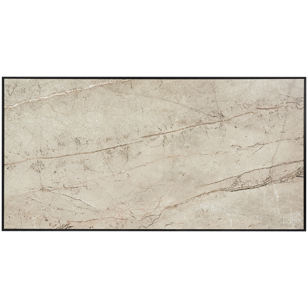 STOUT отопительная панель GREY STONE SCT 120*60 серый гранит / черный корпус