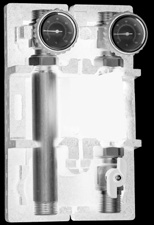 Насосная группа с прямым контуром 3/4" с насосом Grundfos UPSO 15-65 130 в теплоизоляции
