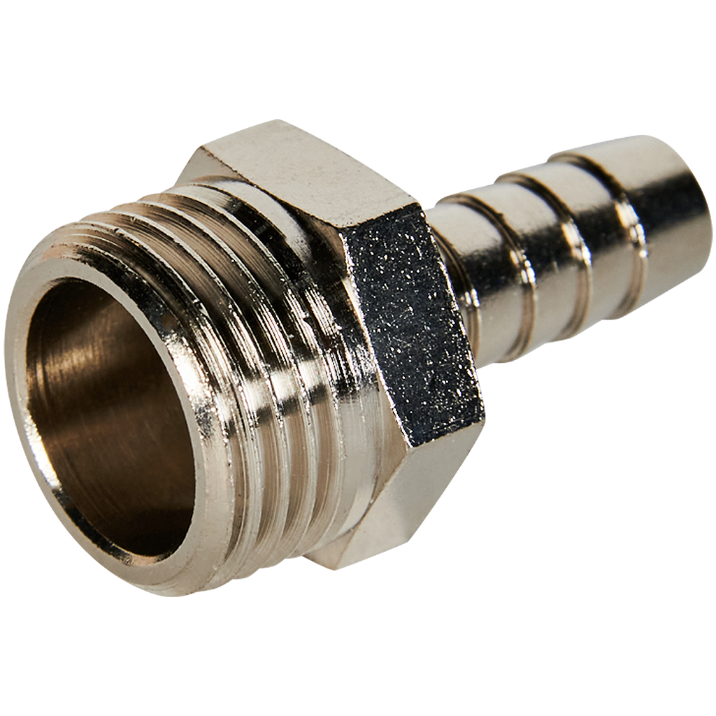 Штуцер STOUT НР никелированный 1/2 x10