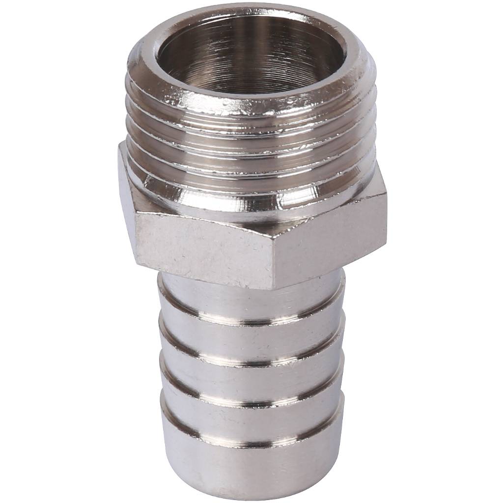Штуцер STOUT НР никелированный 1/2 x16