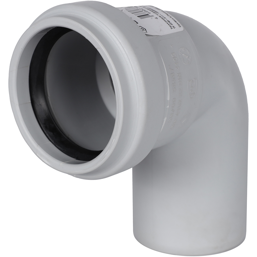 Отвод канализационный бесшумный STOUT D58х87,5°