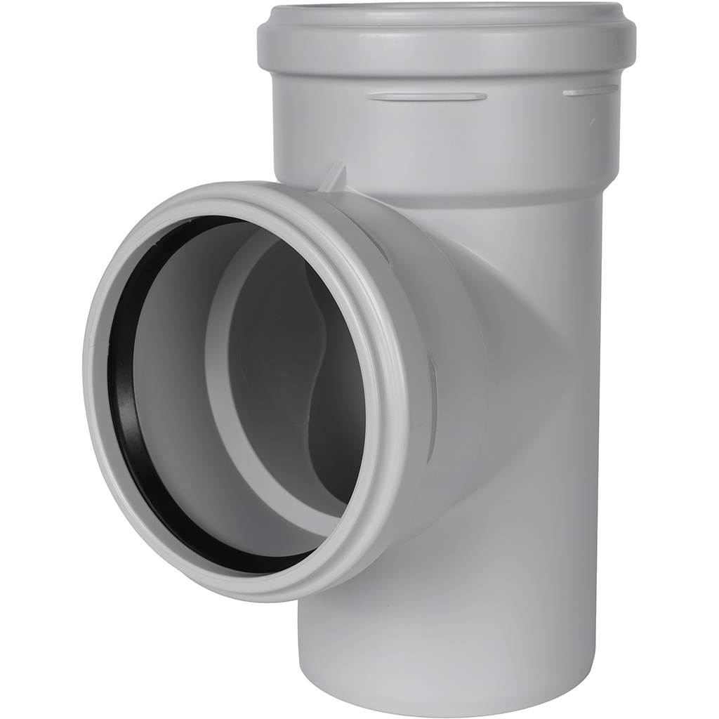 Тройник канализационный бесшумный STOUT D110x110/ 87,5°