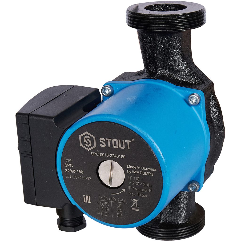 STOUT Насос циркуляционный 32/40-180 мм