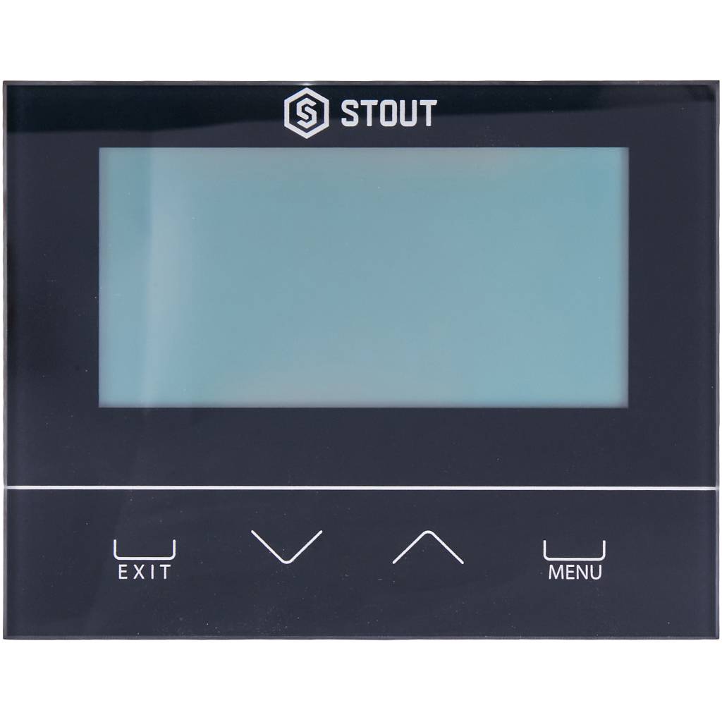 Проводной комнатный двухпозиционный регулятор STOUT ST-292v3, черный