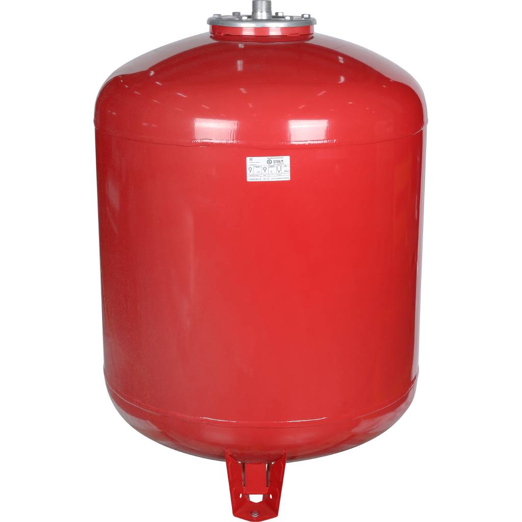 Расширительный бак STOUT STH-0006 на отопление 500 л. (цвет красный)