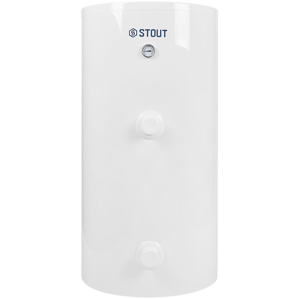SWH-2110-200200 STOUT OptiBase бойлер косвенного нагрева напольный 200 л, 40+31 кВт, с возм. уст. ТЭН, два теплообменника