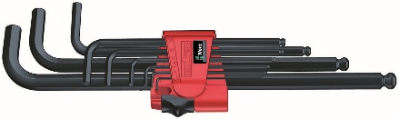 950/9 PKL BM Hex-Plus BlackLaser 6 Набор Г-образных ключей, с шаром, 9 пр., 1.5/2/2.5/3/4/5/6/8/10 мм