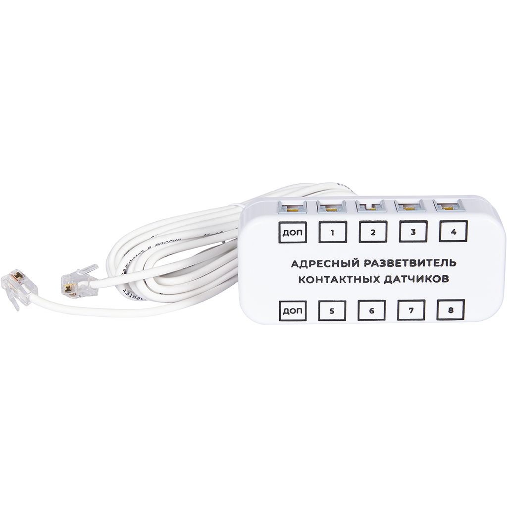 Разветвитель для контактных датчиков адресный RS485 (Modbus) Ectocontrol